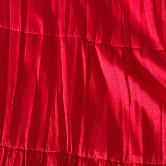 Zara Elegant Red Maxi Dress XL - Picture 7 of 7